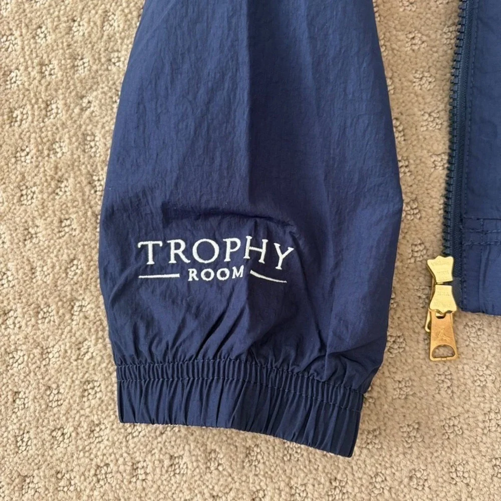 Air‎ Jordan x Trophy Room USA Woven Track Jacket in Navy Red Men Large NWOT $245